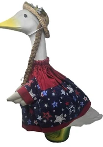 Concrete and Plastic Porch and Yard Goose Clothes-July 4th/Memorial/Labor Day - Picture 1 of 3