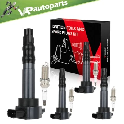 4 For 2006-2012 Mitsubishi Eclipse 2.4L L4 Ignition Coil & Spark Plug UF532 - Image 1 of 4