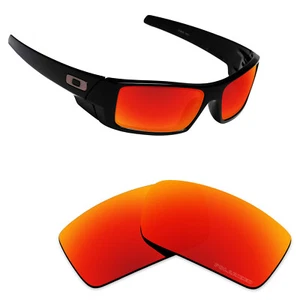 Hawkry SaltWater Proof Fire Red Replacement Lenses for-Oakley Gascan -Polarized - Picture 1 of 3