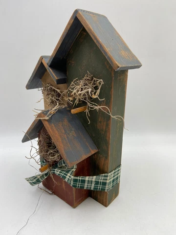 Wall Decor Decorative 12" Birdhouse Rustic Country Cover