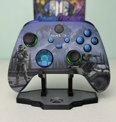 Halo Master Chief - RGB LED - Custom Wireless Controller for Xbox Or PC - Image 1 of 4