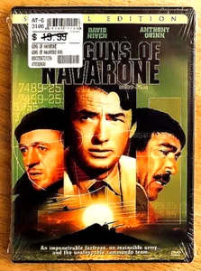 THE GUNS OF NAVARONE (1961) DVD—GREGORY PECK DAVID NIVEN WWII—WIDESCREEN—SEALED - Picture 1 of 2