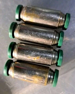 192027 New-No Box; Parker Nickel Plated Brass Union; 1/4"PTC Lot Of 4 - Image 1 of 3