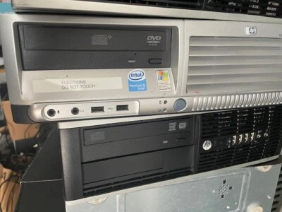 VINTAGE HP DC7700 EN325UT  SFF PENTUIM 3-E6400,2GB, 80GB, XP PRO LIC WORKING - Image 1 of 4
