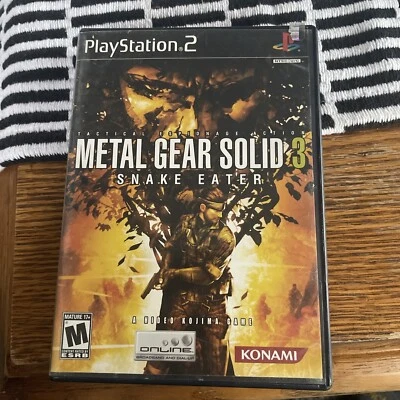 Metal Gear Solid 3: Snake Eater (PS2) - CIB - Black Label - Image 1 of 4