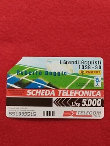 Scheda TELECOM “ROBERTO BAGGIO – I Grandi Acquisti 1998-99 - Imagen 1 de 2