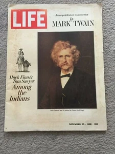 LIFE MAGIZINE- MARK TWAIN- DECEMBER 20TH 1968 - Imagen 1 de 3