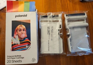 Polaroid Hi-Print 2 x 3 Paper Cartridge 20 Sheets New Open Box - Picture 1 of 2
