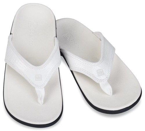 MBT Spenco Sandalo Perizoma Donna Yumi Snake Bianco Slide Infradito 9 Medium (M B