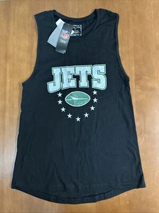NFL New York Jets Gameday Couture Medium Tank Top Black NWT - Picture 1 of 7