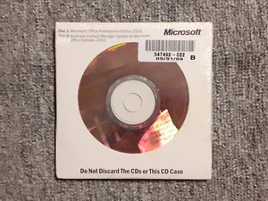 Microsoft Office Professional Edition 2003 2CD + SP2 CD - Bild 1 von 2