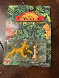 Mattel Disney The Lion King Young Simba and Timon Collectible Figures NEW - Picture 1 of 2