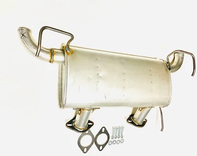 Se adapta a: Infiniti FX35 2009-2012 3,5 L e Infiniti QX70 2014-2017 3,7 L silenciador trasero Foto 1 de 4