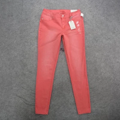Pantalones Maurices Jegging Mujer Grandes Largos Rosa Tiro Medio Denim Flex Elastizados Nuevos Foto 1 de 4