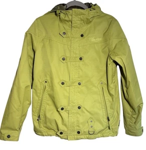 Burton Snowboard Jacket Womens Bright Green Ski Snow Size M - Picture 1 of 12