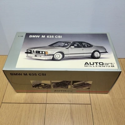 AUTOart [1/18 BMW M 635 CSI] Plata Diecast El AUTOart - Imagen 1 de 4