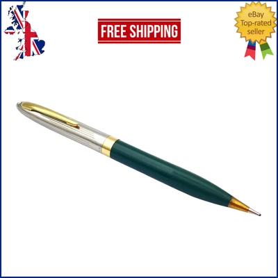 VINTAGE SHEAFFER SENTINEL MECHANICAL PENCIL IN GREEN AND CHROME MADE IN USA - Image 1 of 4