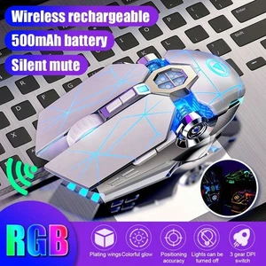 Gaming Maus USB Gamer Mouse PC Wireless Maus Notebook Laptop LED Maus - Bild 1 von 7