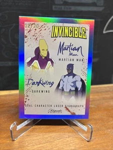 2025 Keepsake Invincible Martian Man & Darkwing Dual Signagraph #406 /20 - Picture 1 of 4