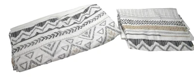 Funda nórdica tamaño estándar/queen con 2 fundas de almohada 100 % algodón blanco/negro/beige Foto 1 de 4