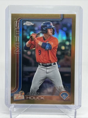 2025 Topps Pro Debut - Chrome Colin Houck #PDC-57 Gold Refractor /50 (RC) - Image 1 of 2
