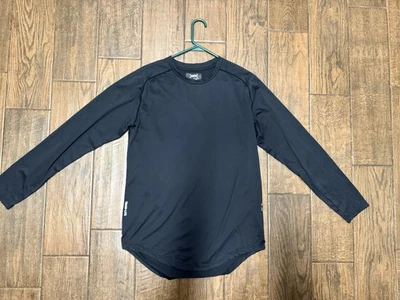 Camisa ASRV Para Hombres M Negra Manga Larga Train-Lite Gimnasio Ropa Activa Foto 1 de 4