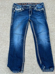 Rock Revival Nancy Straight Jeans Damen 31 x 24 dunkelblau Denim - Bild 1 von 8