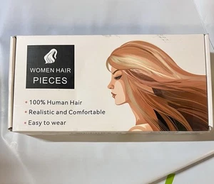 Women’s Hair Piece JLT4# Brown 10 Inch Length 100% Human Hair New Open Box - Picture 1 of 4