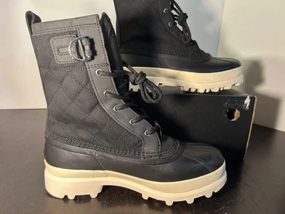 Sorel Caribou Royal Waterproof Boots Black/Chalk Womans 9.5 - Image 1 of 4