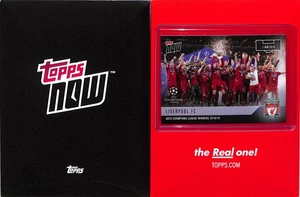 2018-19 TOPPS NOW UEFA #67 LIVERPOOL FC - CHAMPIONS OF EUROPE - Picture 1 of 2