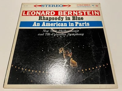 Leonard Bernstein • Rhapsody in Blue • An American in Paris • Columbia 1959 • EX Foto 1 de 4