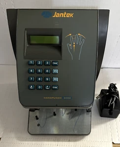HandPunch 3000  w/ Ethernet , works w/ Jantek  1 Year Warranty - Picture 1 of 4