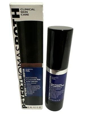 Crema para ojos Peter Thomas Roth Retinol Fusion PM 0,5 fl. oz/15 ml nueva en caja Foto 1 de 4