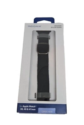 Insignia - Correa de nailon trenzada para Apple Watch 38 mm, 40 mm y 41 mm (todas las series) Foto 1 de 4