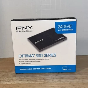 NEW Open Box PNY Optima 240GB 2.5-Inch SOLID STATE DRIVE SSD7SC240GOPT-RB - Picture 1 of 3