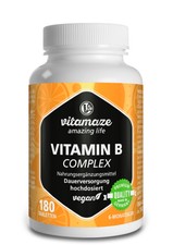 (€44,36/100g) Vitamin B Komplex Tabletten hochdosiert vegan Biotin Folsäure