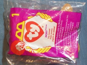 BEANIE BABY TEENIE BEANIE BABY DOBY DOG DOBERMAN PINSCHER 1998 MCDONALDS NUMBER - Bild 1 von 2