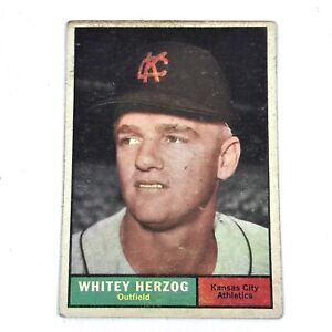 1961 Topps Baseball #106 Whitey Herzog
