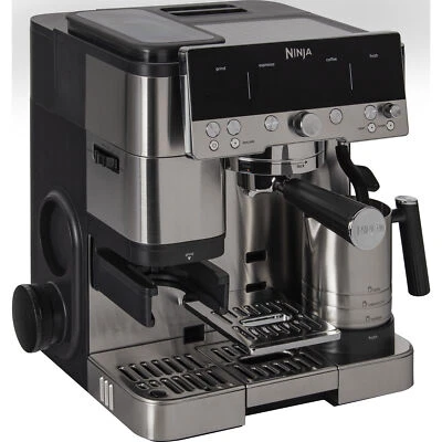 Ninja Luxe Premium Siebträger ES601EU, Espressomaschine, silber - Bild 1 von 4