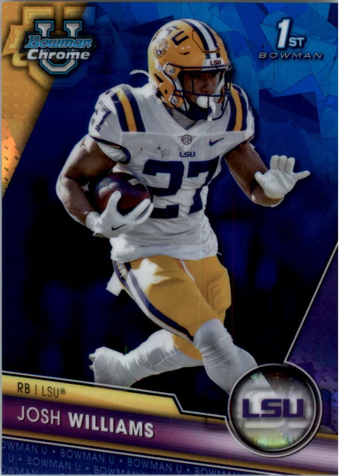 2023 Bowman Chrome Sapphire University Football Card Pick (Base) - Image 1 of 1