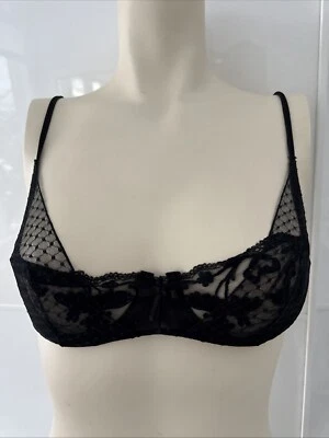 Sutiã La Perła preto tamanho 2 Seethru  - Imagem 1 de 4