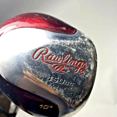 Rawlings Men 450cc Driver 10 Degree Burgundy Forged Graphite Accuflo RH Club - Image 1 of 4