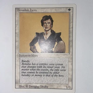 MTG Benalish Hero Revised Edition Regular Common - Picture 1 of 8