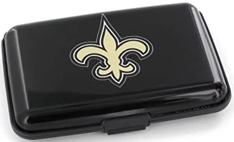 New Orleans Saints Aluminum Wallet Cover
