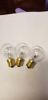 3 X 40w LAVA LAMP LIGHT BULB S type E17 BASE 40 watt S11, 40s11, 40s11N, S11N40  - Image 1 of 2