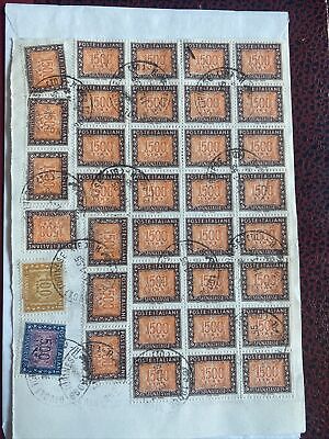Interessante Accumulo Lotto Francobolli Italia Repubblica Stamps • 1€
