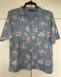 The Edinburgh Woollen Mill Isle Essentials Floral Top size 18-20 - Picture 1 of 3