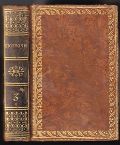 M. TULL. CICERONIS OPERA Recensione Joseph Vict. LE CLERC Edit J.A AMAR 1823 T.3 - Picture 1 of 12