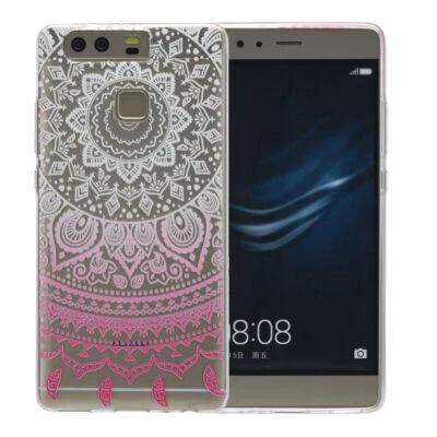 Huawei P10 Plus Custodia Cover per Cellulare Protezione Protettiva Henna Bianca - Immagine 1 di 4
