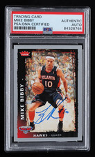 Mike Bibby Signed 2008-09 Fleer #49 (PSA)